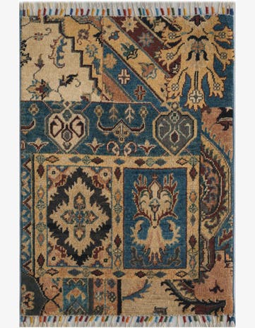 2' x 2' 10 Hand Knotted Ariana Ziegler Rug