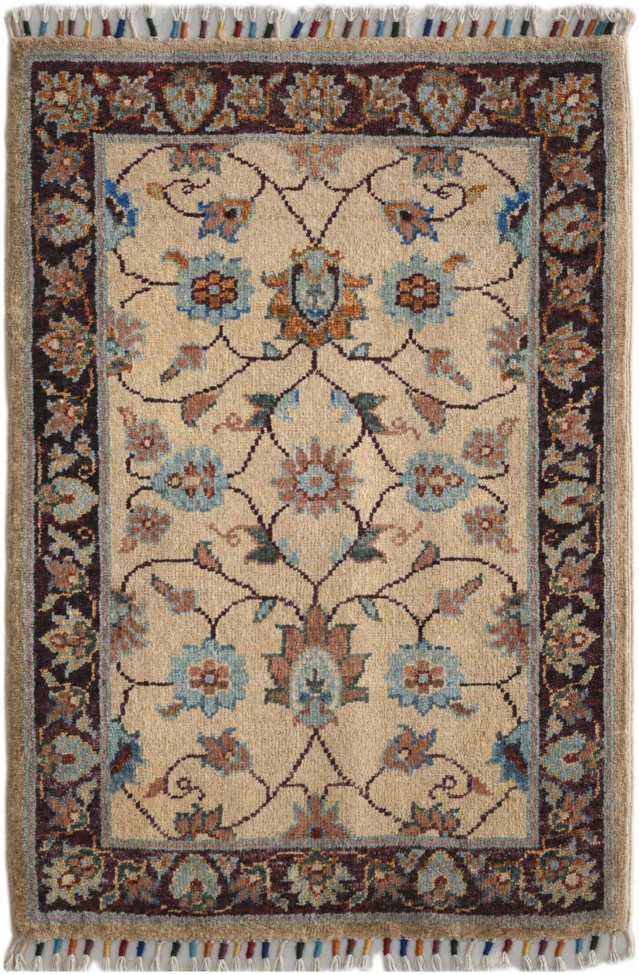1' 11 x 2' 11 Hand Knotted Ariana Ziegler Rug