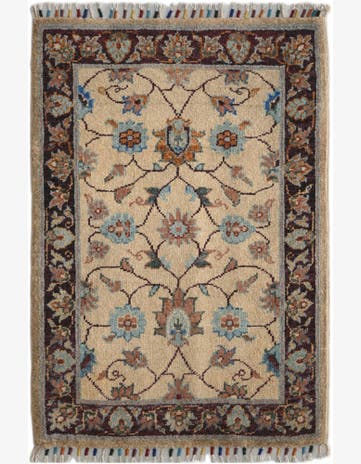 1' 11 x 2' 11 Hand Knotted Ariana Ziegler Rug