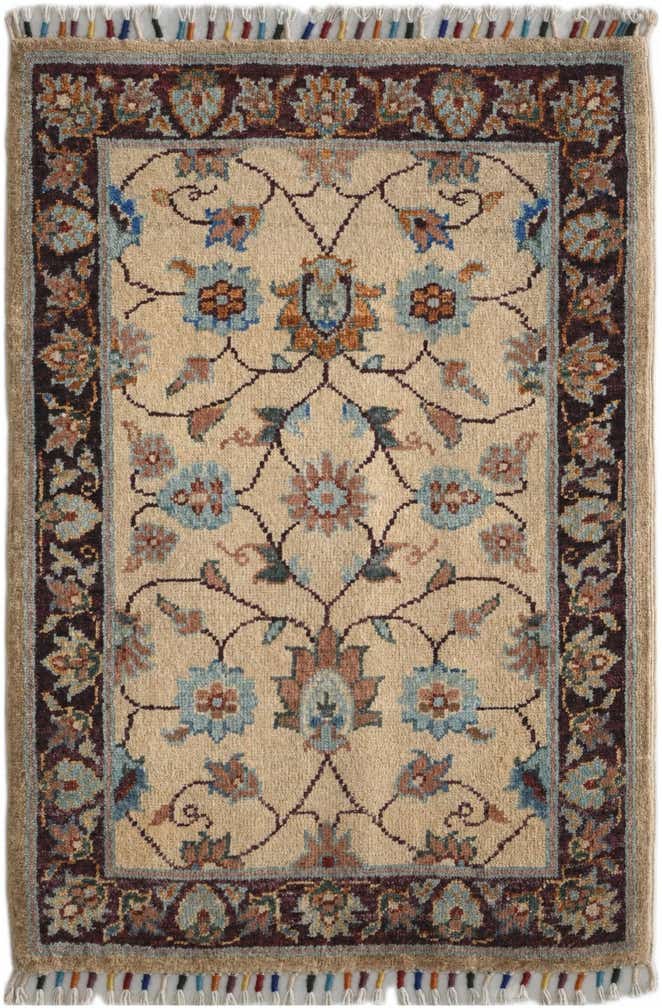 1' 11 x 2' 11 Hand Knotted Ariana Ziegler Rug