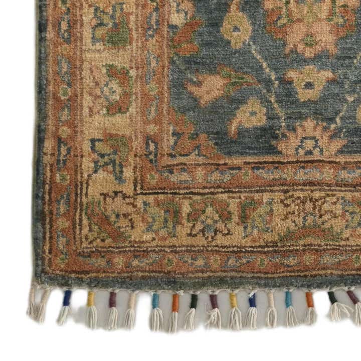 1' 11 x 3' Hand Knotted Ariana Ziegler Rug