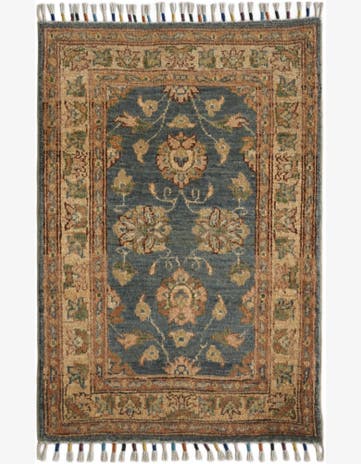 1' 11 x 3' Hand Knotted Ariana Ziegler Rug