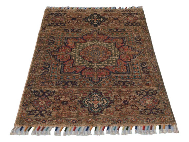 Detail image of 2' x 2' 11 Hand Knotted Ariana Ziegler Rug