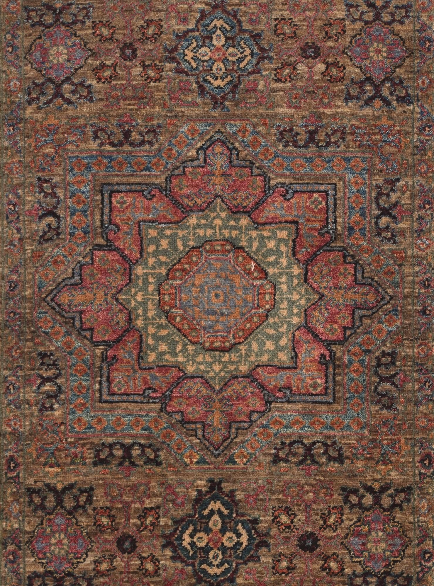 2' x 2' 11 Hand Knotted Ariana Ziegler Rug