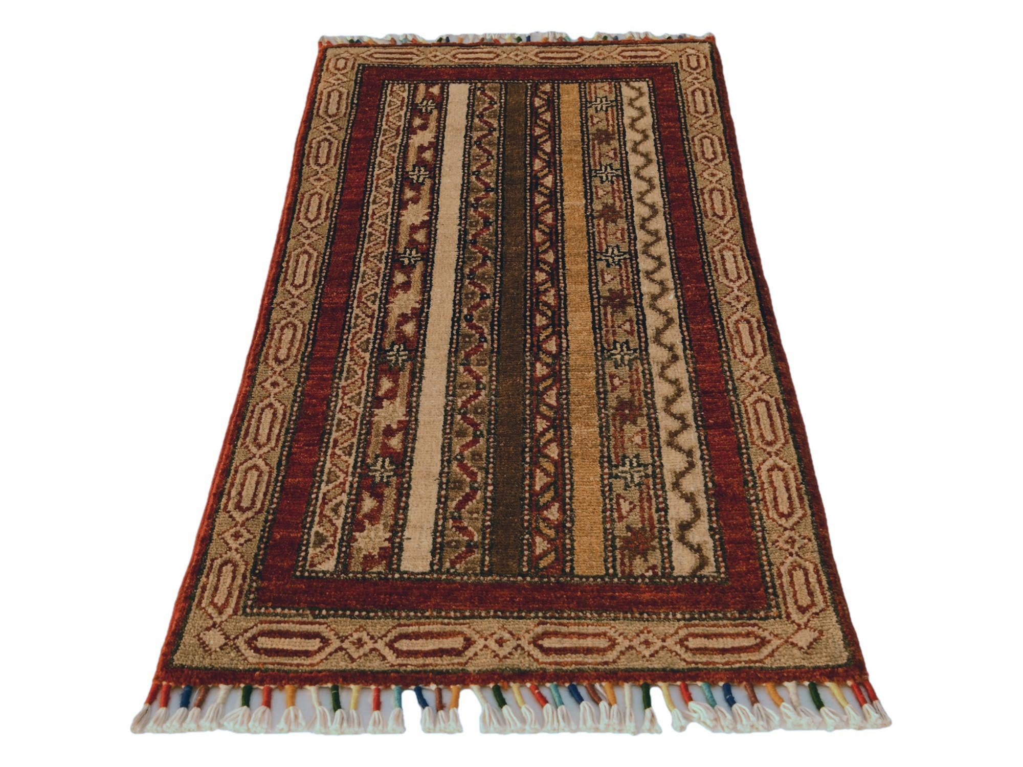 1' 8 x 3' 5 Hand Knotted Ariana Ziegler Rug