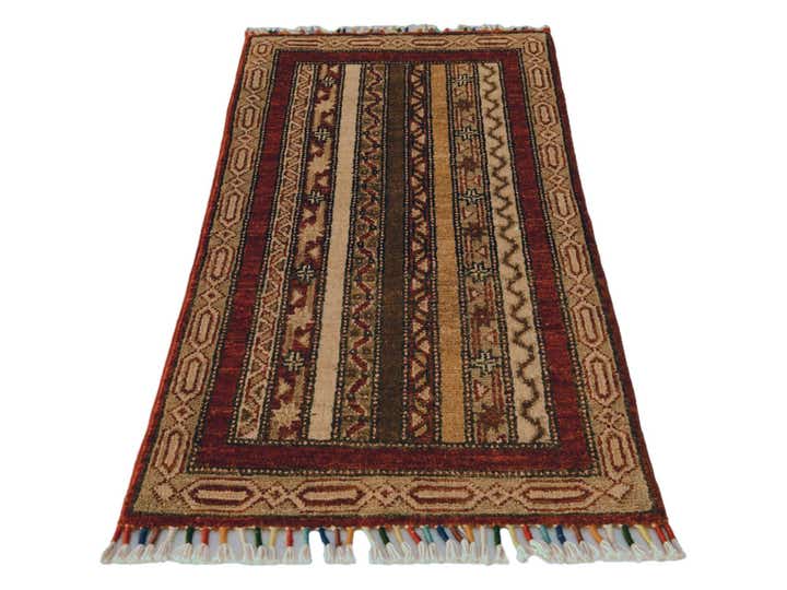 1' 8 x 3' 5 Hand Knotted Ariana Ziegler Rug
