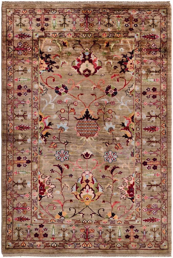3' 11 x 5' 10 Hand Knotted Ariana Ziegler Rug