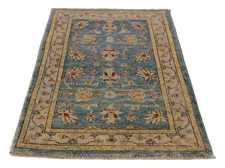 Detail image of 1' 10 x 3' Hand Knotted Ariana Ziegler Rug