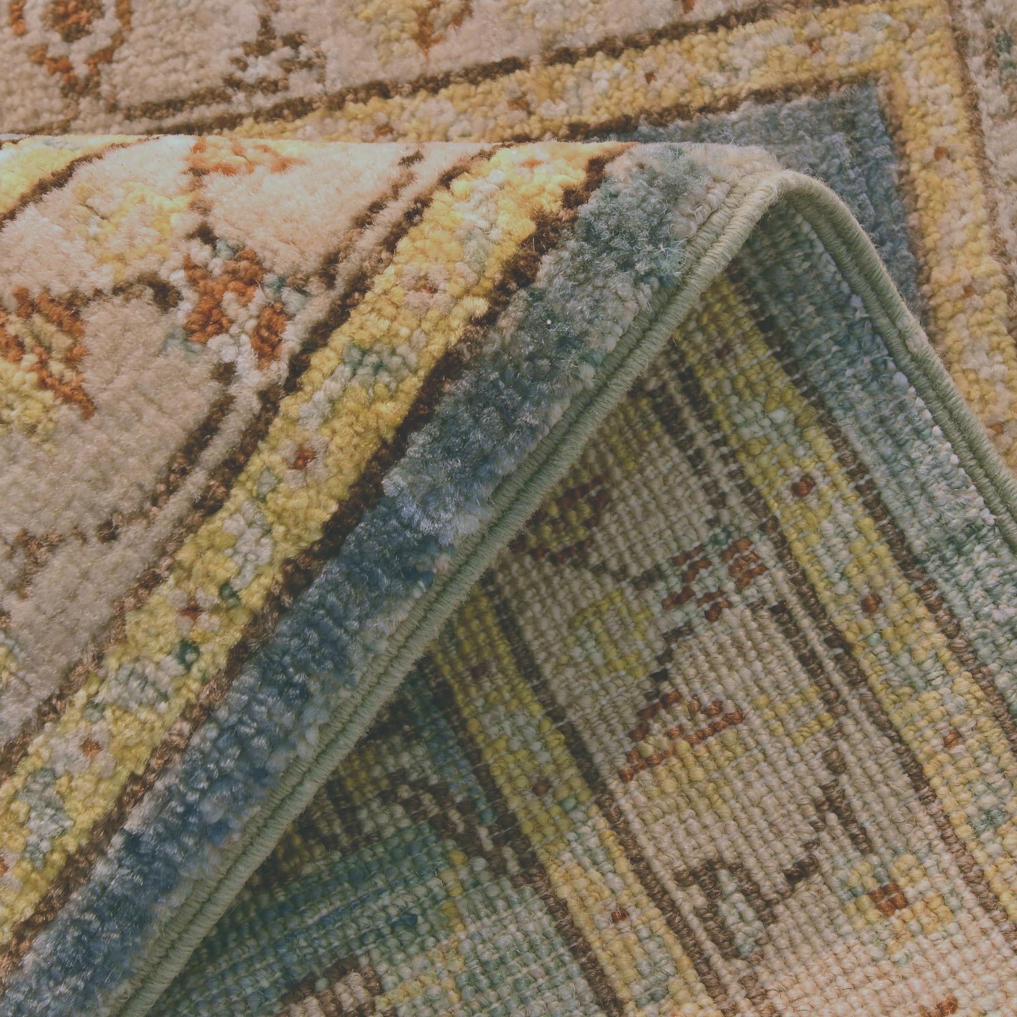 1' 10 x 3' Hand Knotted Ariana Ziegler Rug