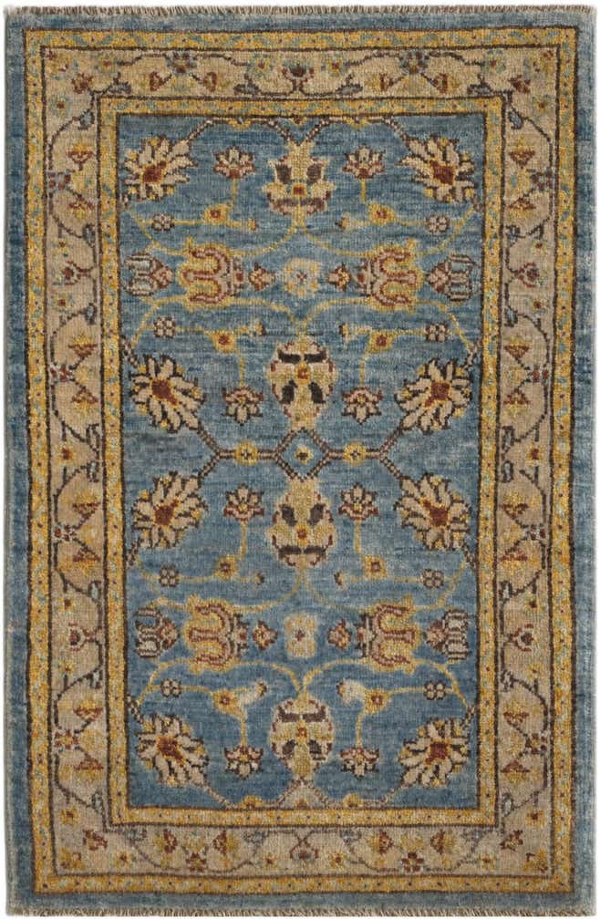 1' 10 x 3' Hand Knotted Ariana Ziegler Rug