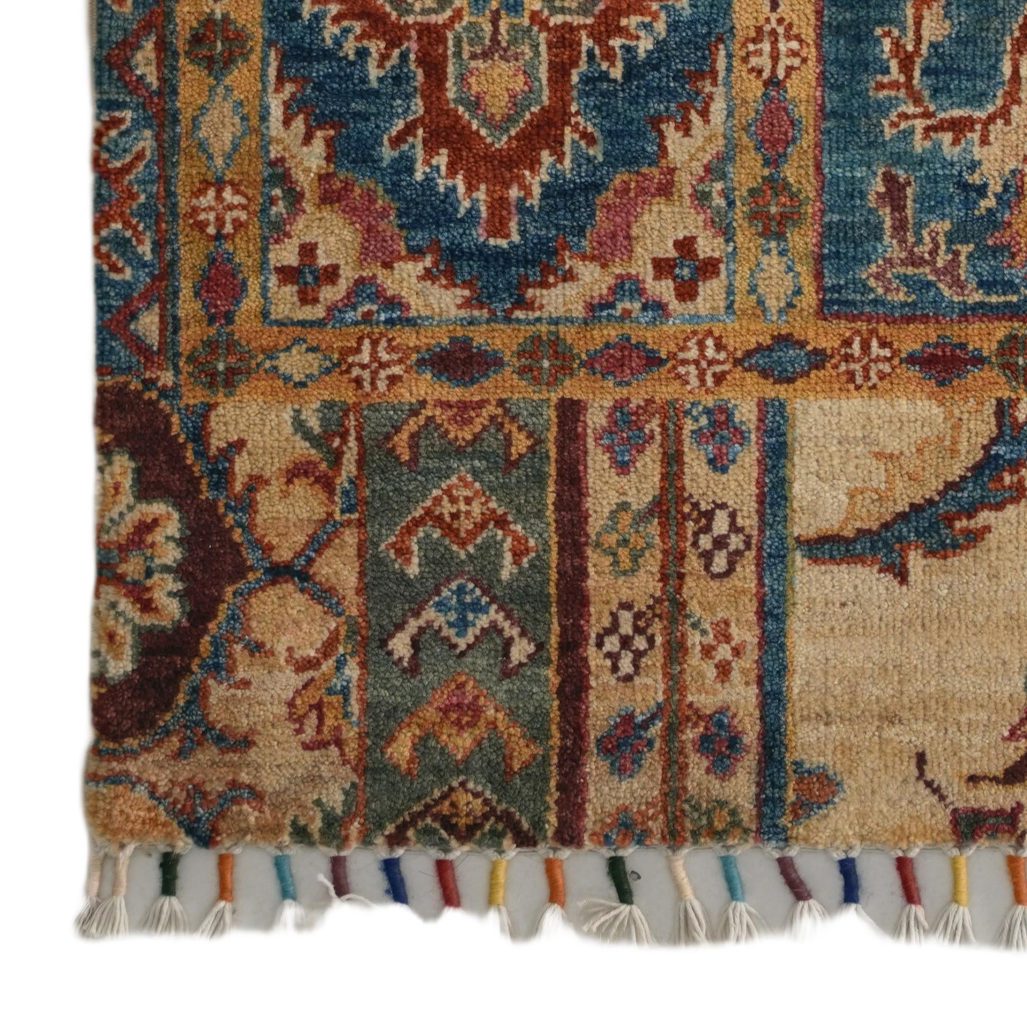2' x 3' 1 Hand Knotted Ariana Ziegler Rug