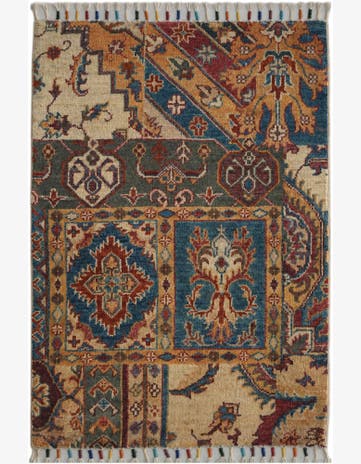 2' x 3' 1 Hand Knotted Ariana Ziegler Rug