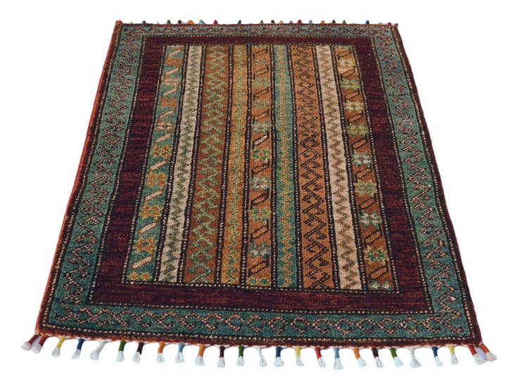 Detail image of 2' x 2' 10 Hand Knotted Ariana Ziegler Rug