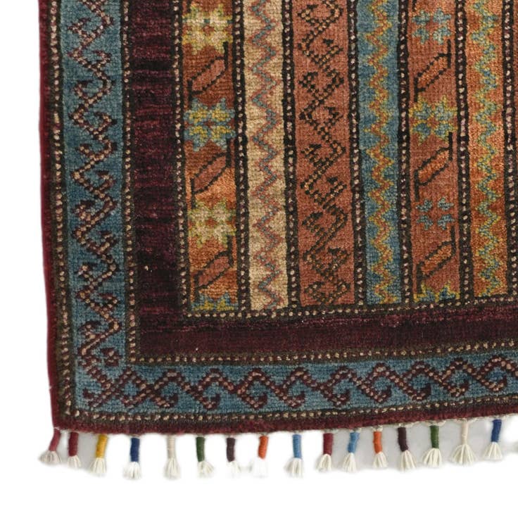 Detail image of 2' x 2' 10 Hand Knotted Ariana Ziegler Rug