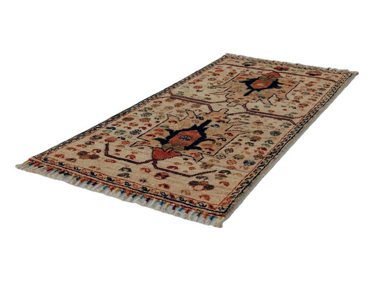 Detail image of 1' 9 x 3' 8 Hand Knotted Ariana Ziegler Rug