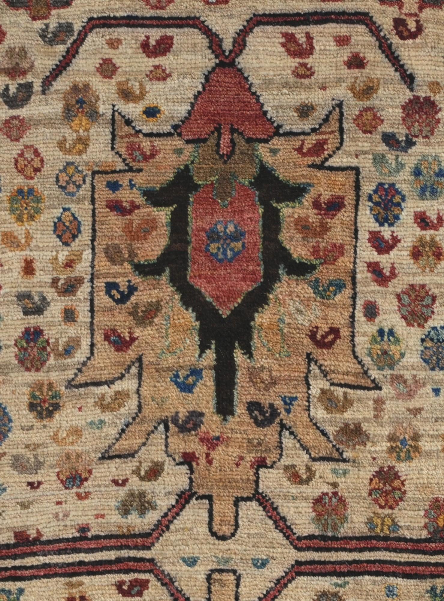 1' 9 x 3' 8 Hand Knotted Ariana Ziegler Rug