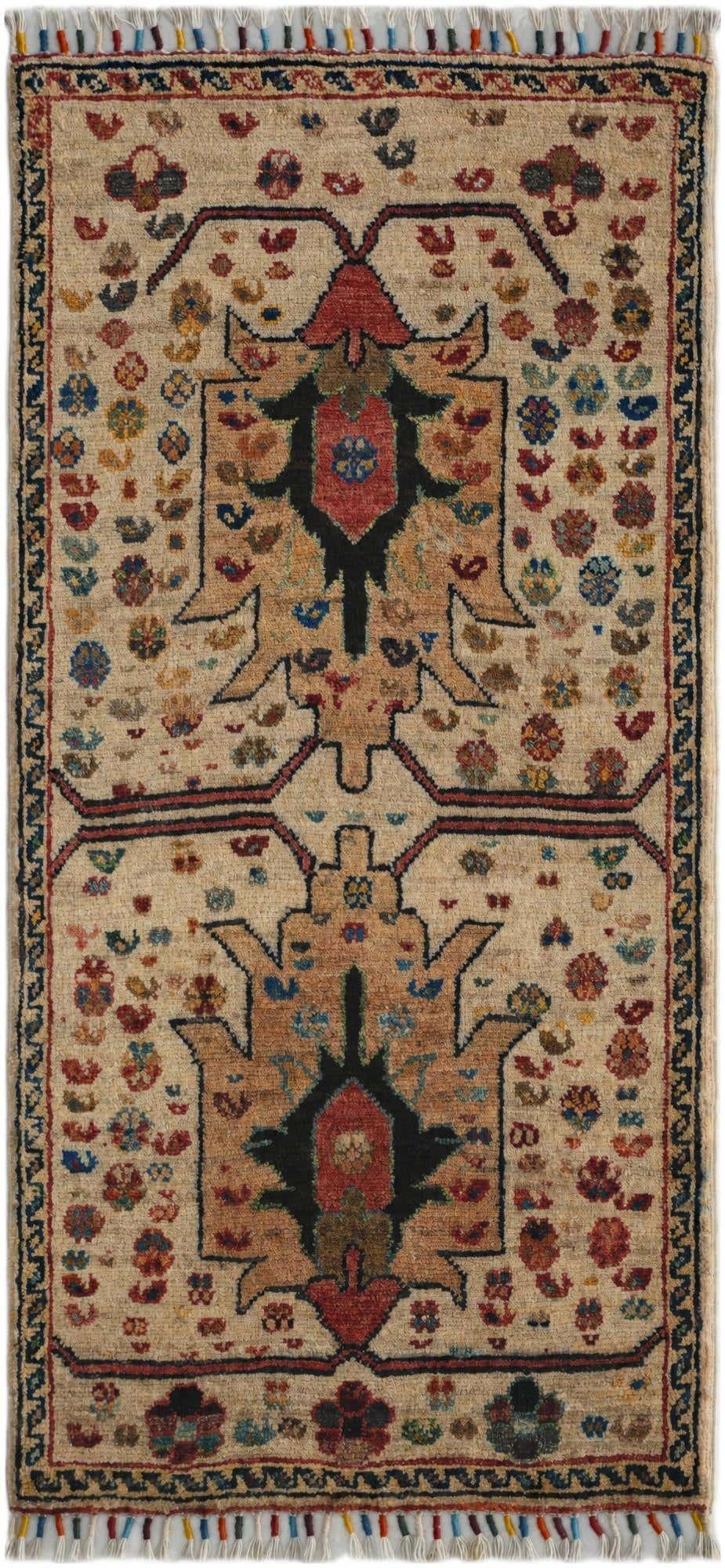 1' 9 x 3' 8 Hand Knotted Ariana Ziegler Rug