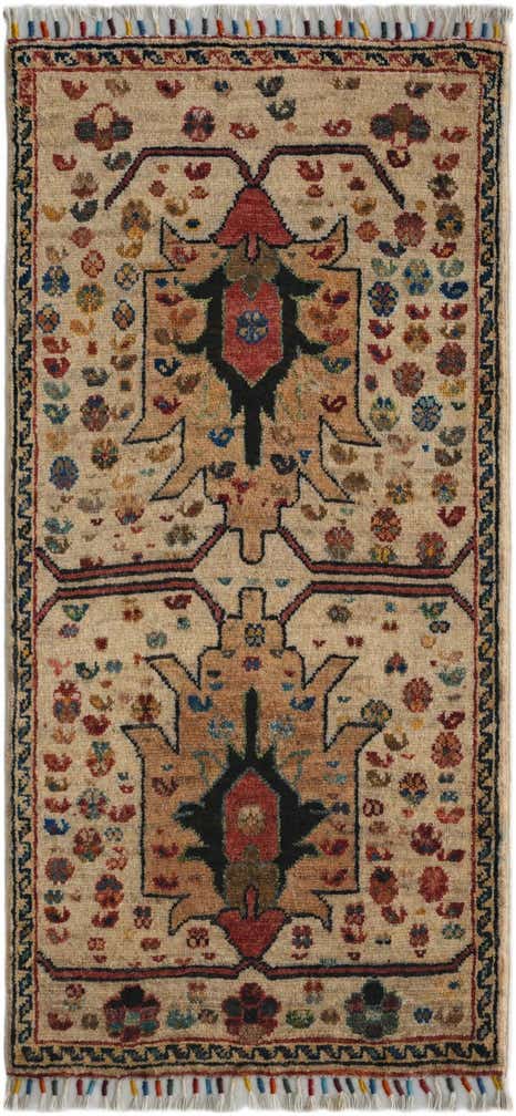 1' 9 x 3' 8 Hand Knotted Ariana Ziegler Rug