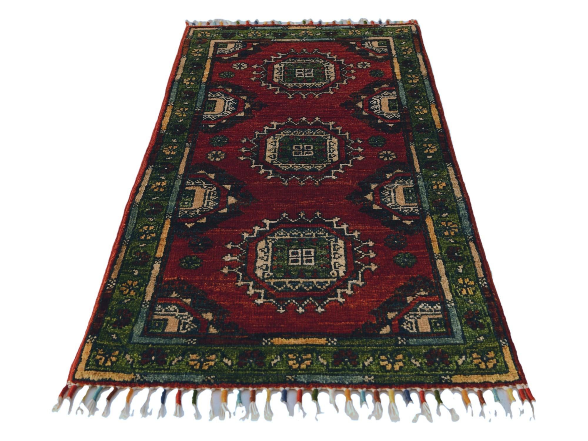 1' 8 x 3' 3 Hand Knotted Ariana Ziegler Rug
