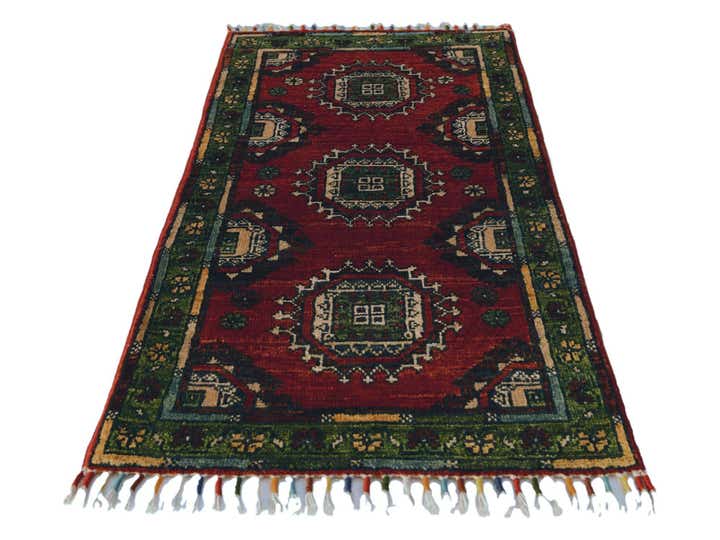 1' 8 x 3' 3 Hand Knotted Ariana Ziegler Rug