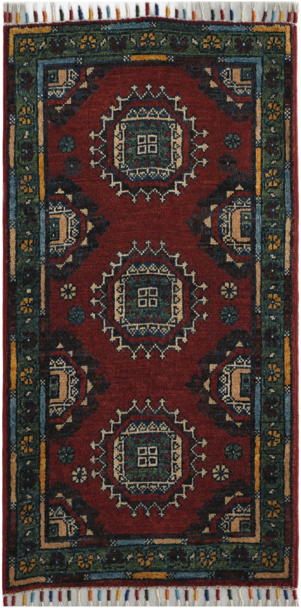 1' 8 x 3' 3 Hand Knotted Ariana Ziegler Rug