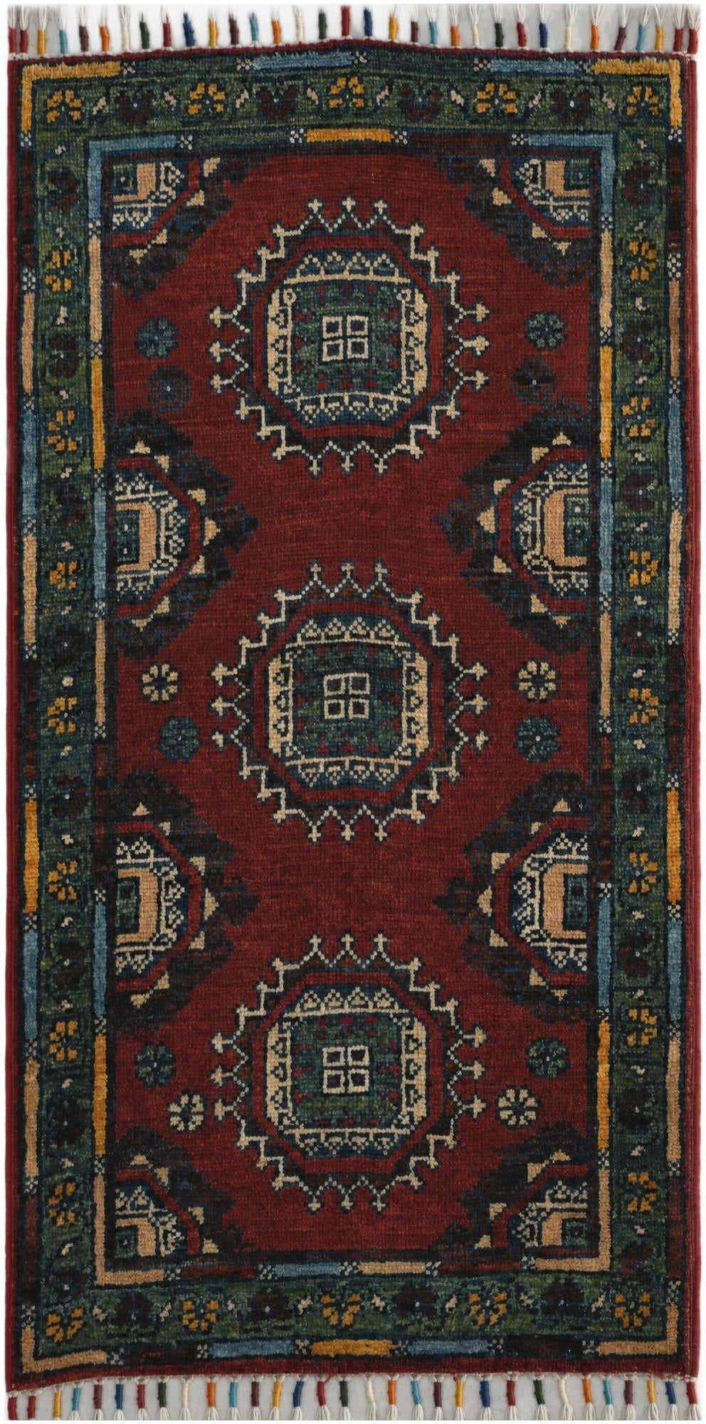 1' 8 x 3' 3 Hand Knotted Ariana Ziegler Rug