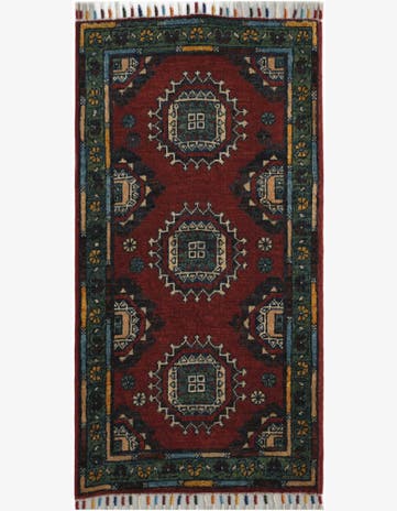 1' 8 x 3' 3 Hand Knotted Ariana Ziegler Rug