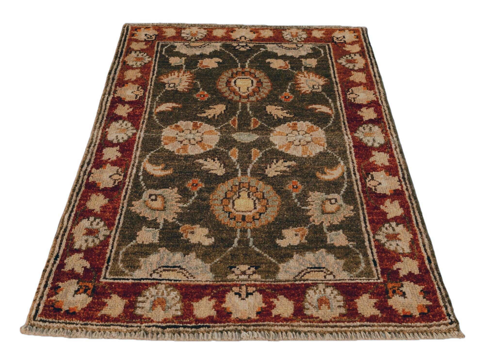 1' 10 x 2' 11 Hand Knotted Ariana Ziegler Rug