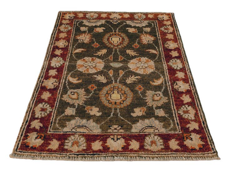 Detail image of 1' 10 x 2' 11 Hand Knotted Ariana Ziegler Rug