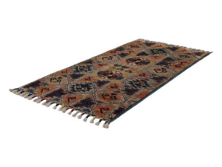 Detail image of 1' 8 x 3' 3 Hand Knotted Ariana Ziegler Rug
