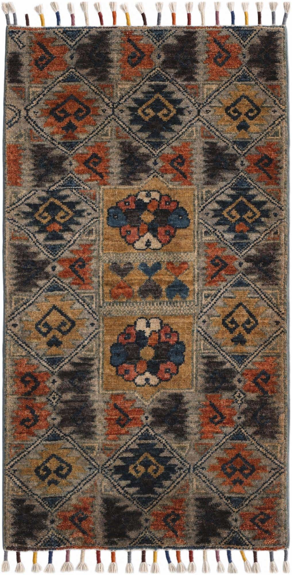 1' 8 x 3' 3 Hand Knotted Ariana Ziegler Rug