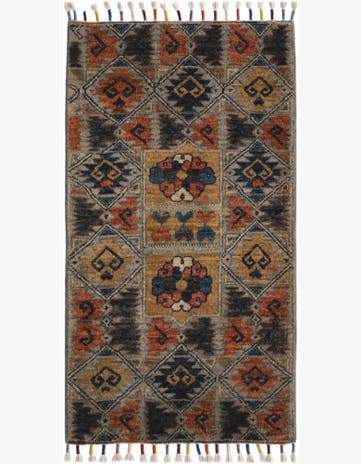 1' 8 x 3' 3 Hand Knotted Ariana Ziegler Rug