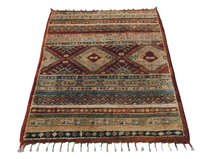 Detail image of 1' 11 x 2' 9 Hand Knotted Ariana Ziegler Rug
