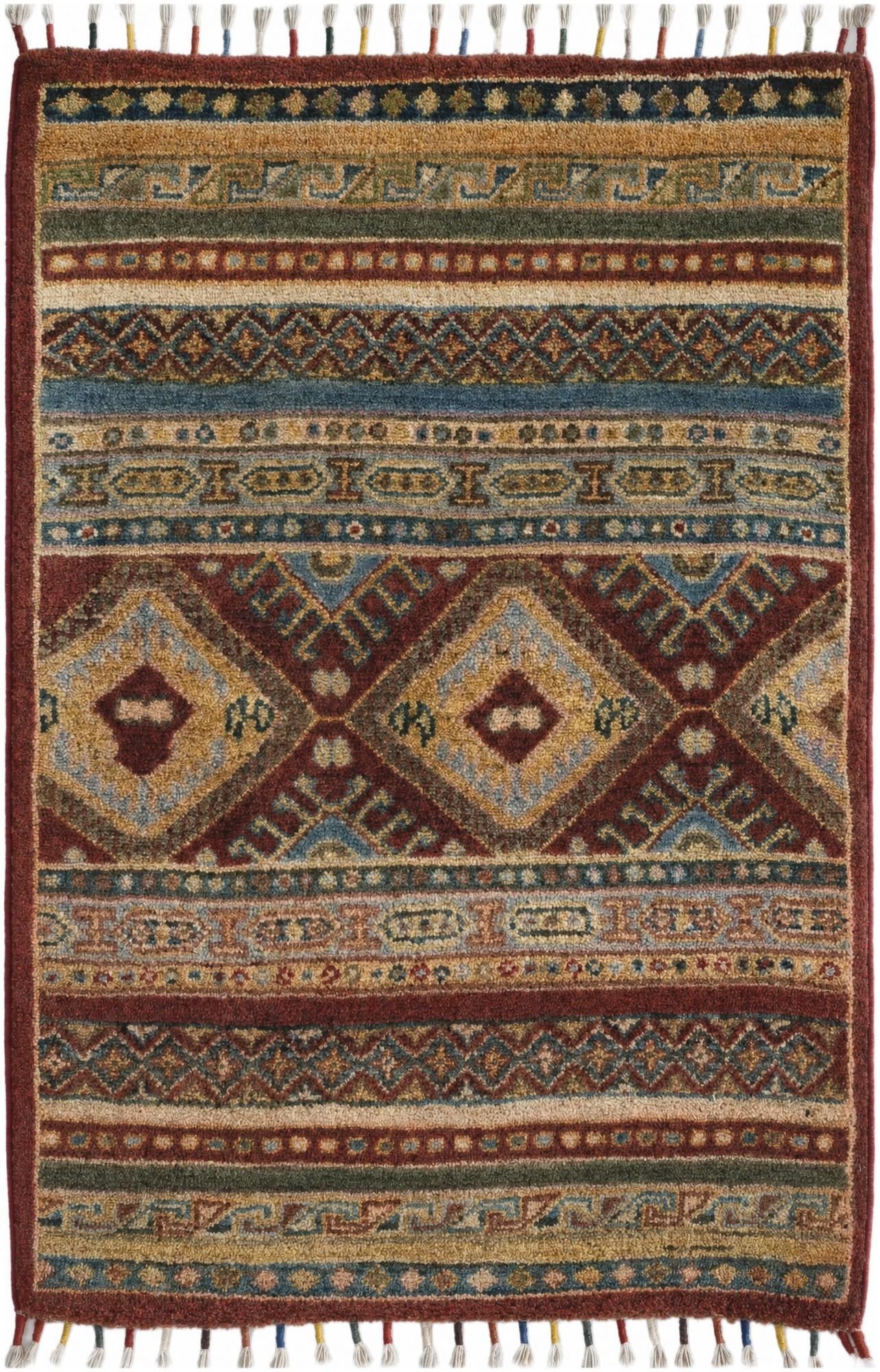 1' 11 x 2' 9 Hand Knotted Ariana Ziegler Rug