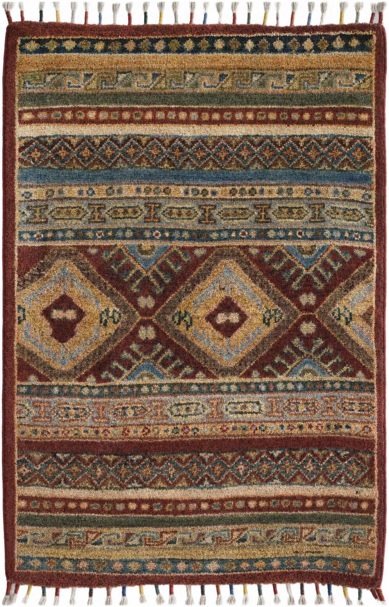1' 11 x 2' 9 Hand Knotted Ariana Ziegler Rug