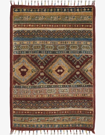 1' 11 x 2' 9 Hand Knotted Ariana Ziegler Rug