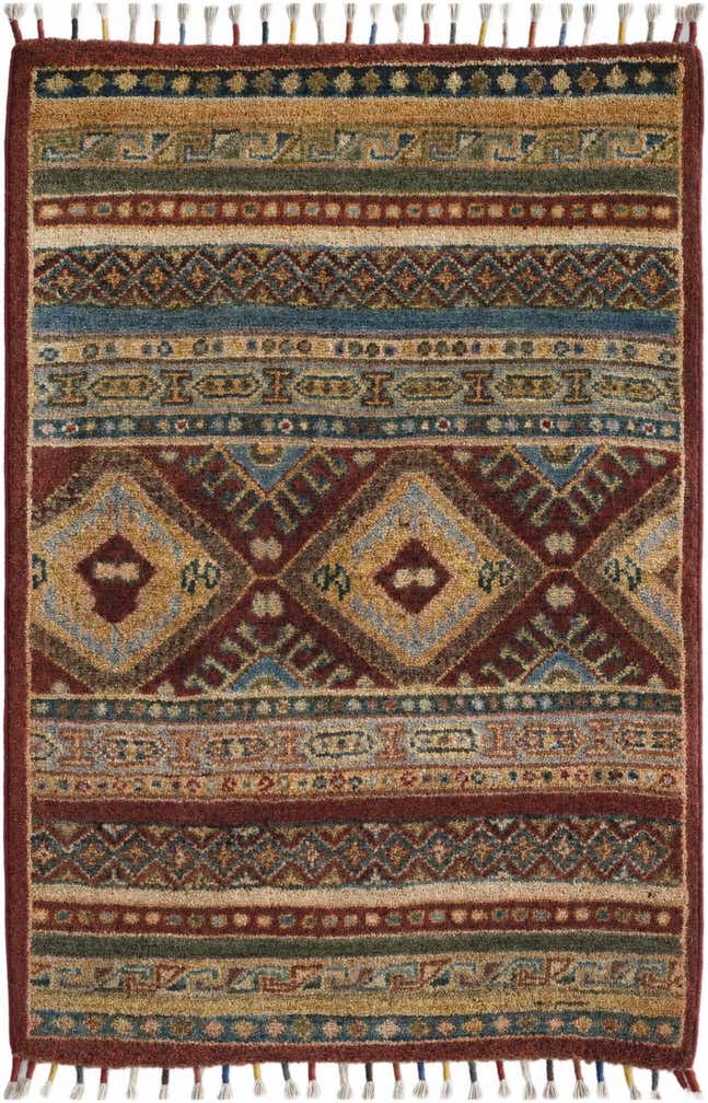 1' 11 x 2' 9 Hand Knotted Ariana Ziegler Rug