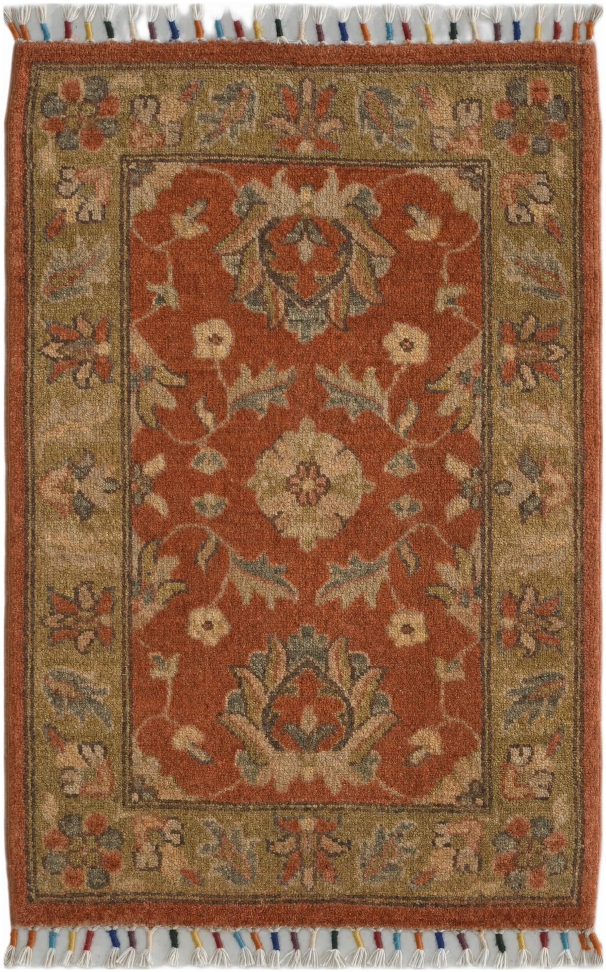 1' 11 x 3' Hand Knotted Ariana Ziegler Rug