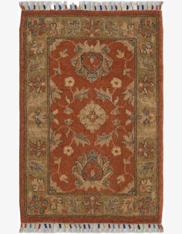 1' 11 x 3' Hand Knotted Ariana Ziegler Rug