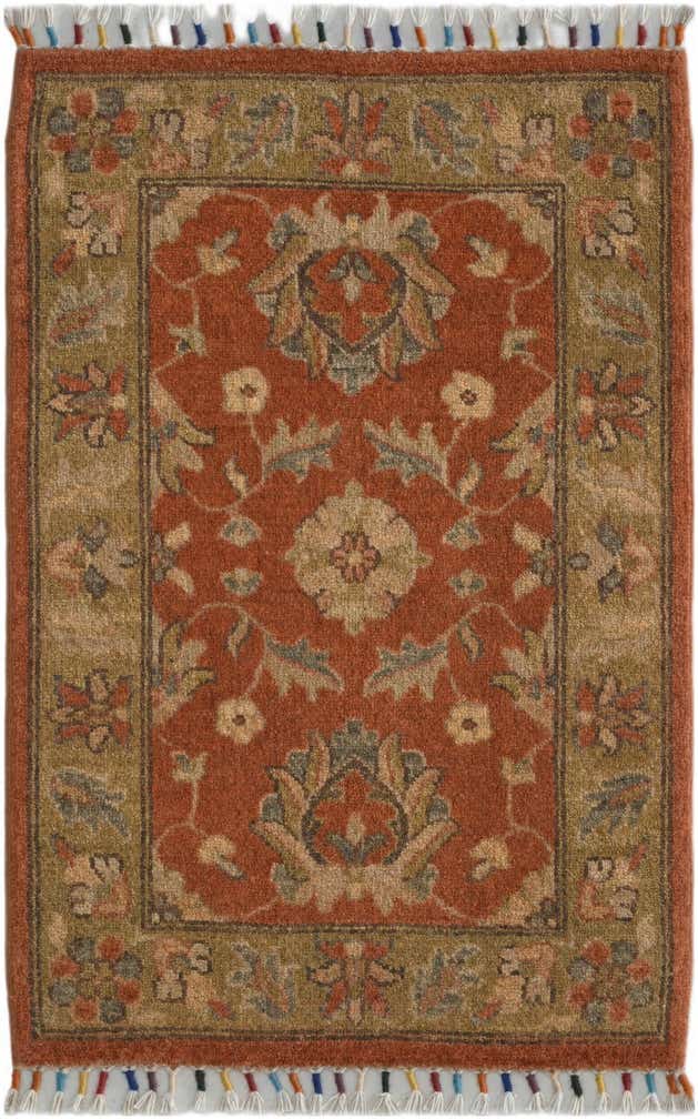 1' 11 x 3' Hand Knotted Ariana Ziegler Rug