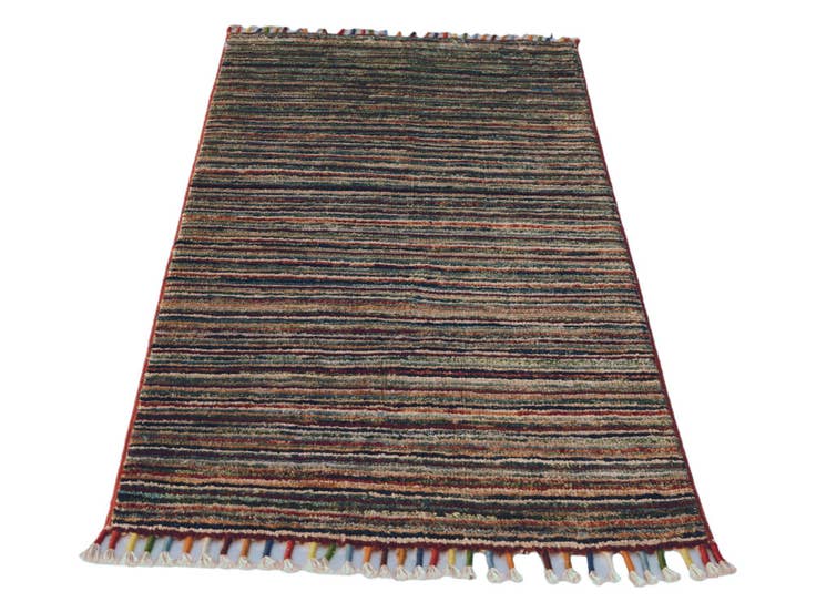 Detail image of 1' 9 x 3' 3 Hand Knotted Ariana Ziegler Rug