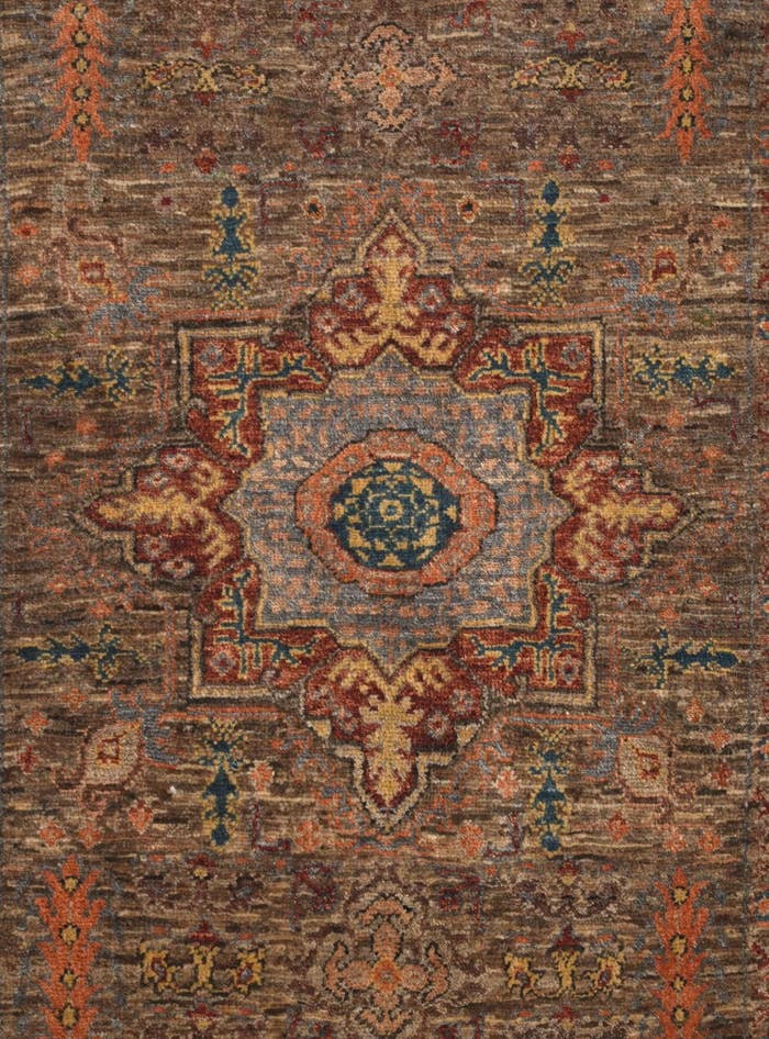 Detail image of 2' 1 x 2' 10 Hand Knotted Ariana Ziegler Rug
