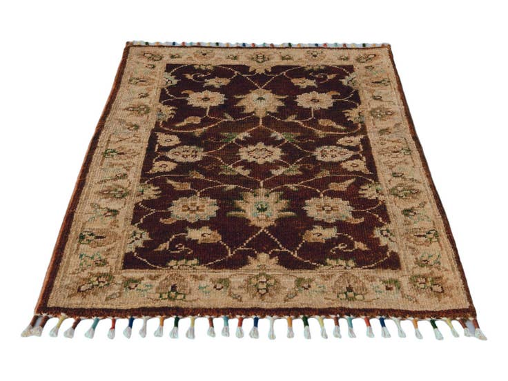 Detail image of 2' x 2' 10 Hand Knotted Ariana Ziegler Rug
