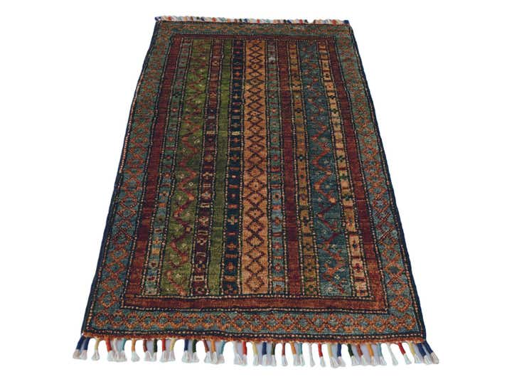 1' 10 x 3' 3 Hand Knotted Ariana Ziegler Rug