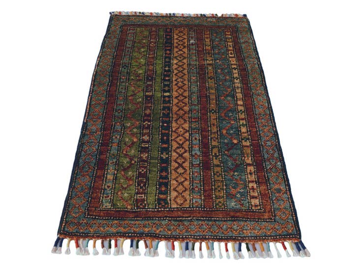 Detail image of 1' 10 x 3' 3 Hand Knotted Ariana Ziegler Rug