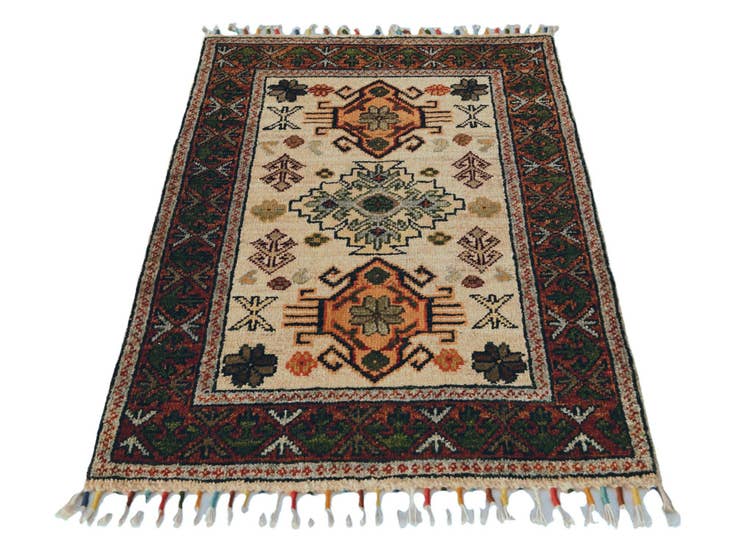 Detail image of 1' 11 x 2' 10 Hand Knotted Ariana Ziegler Rug
