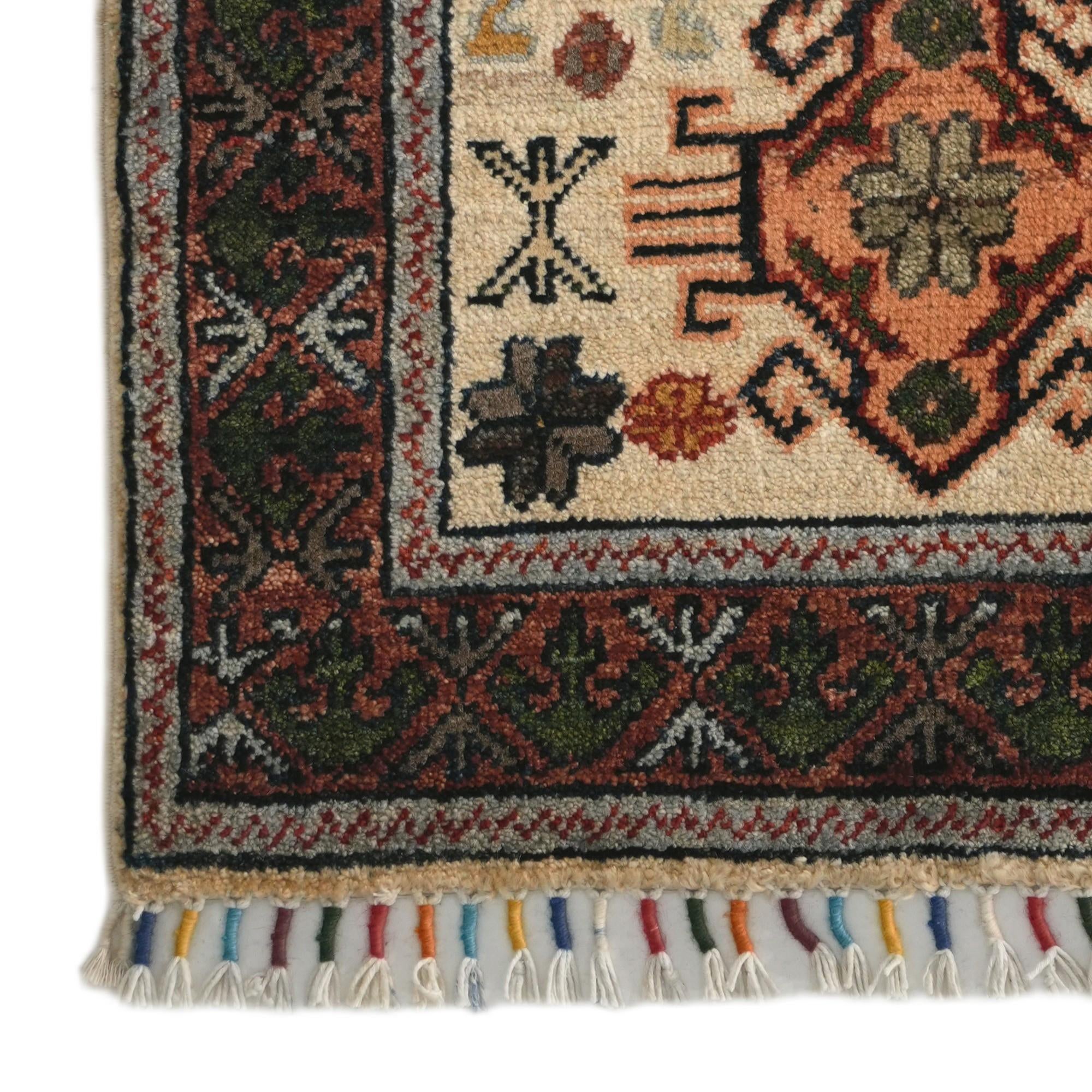 1' 11 x 2' 10 Hand Knotted Ariana Ziegler Rug