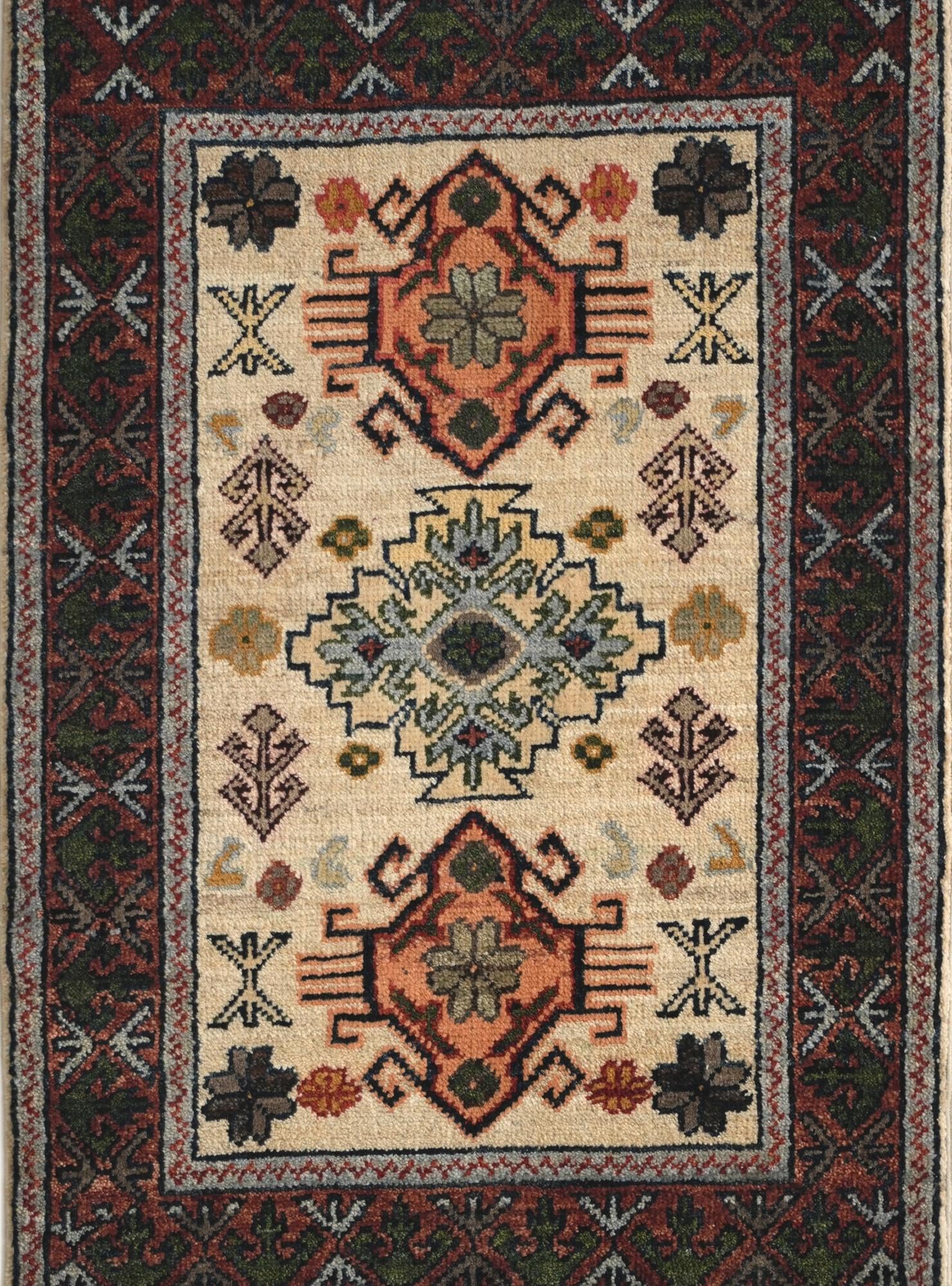 1' 11 x 2' 10 Hand Knotted Ariana Ziegler Rug