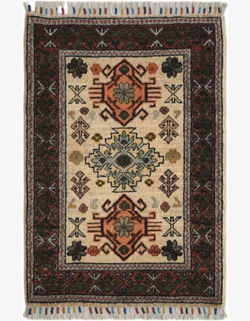 1' 11 x 2' 10 Hand Knotted Ariana Ziegler Rug