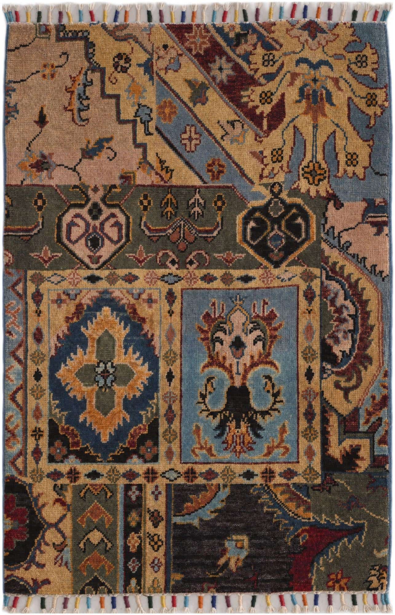2' x 3' Hand Knotted Ariana Ziegler Rug